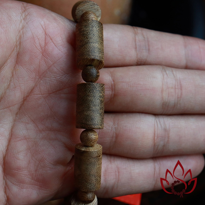 Vòng Trầm Hương Trụ Trúc | 10 Ly | Trầm Tốc Kiến Tự Nhiên